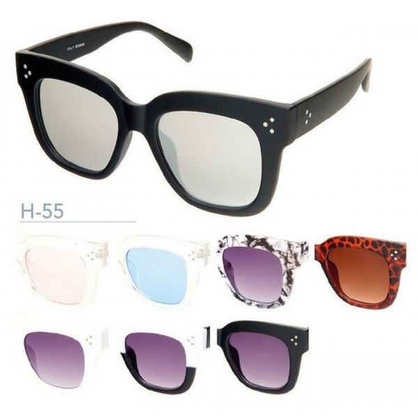 Kost Eyewear H55, H collection, Aurinkolasit, valkoinen/musta